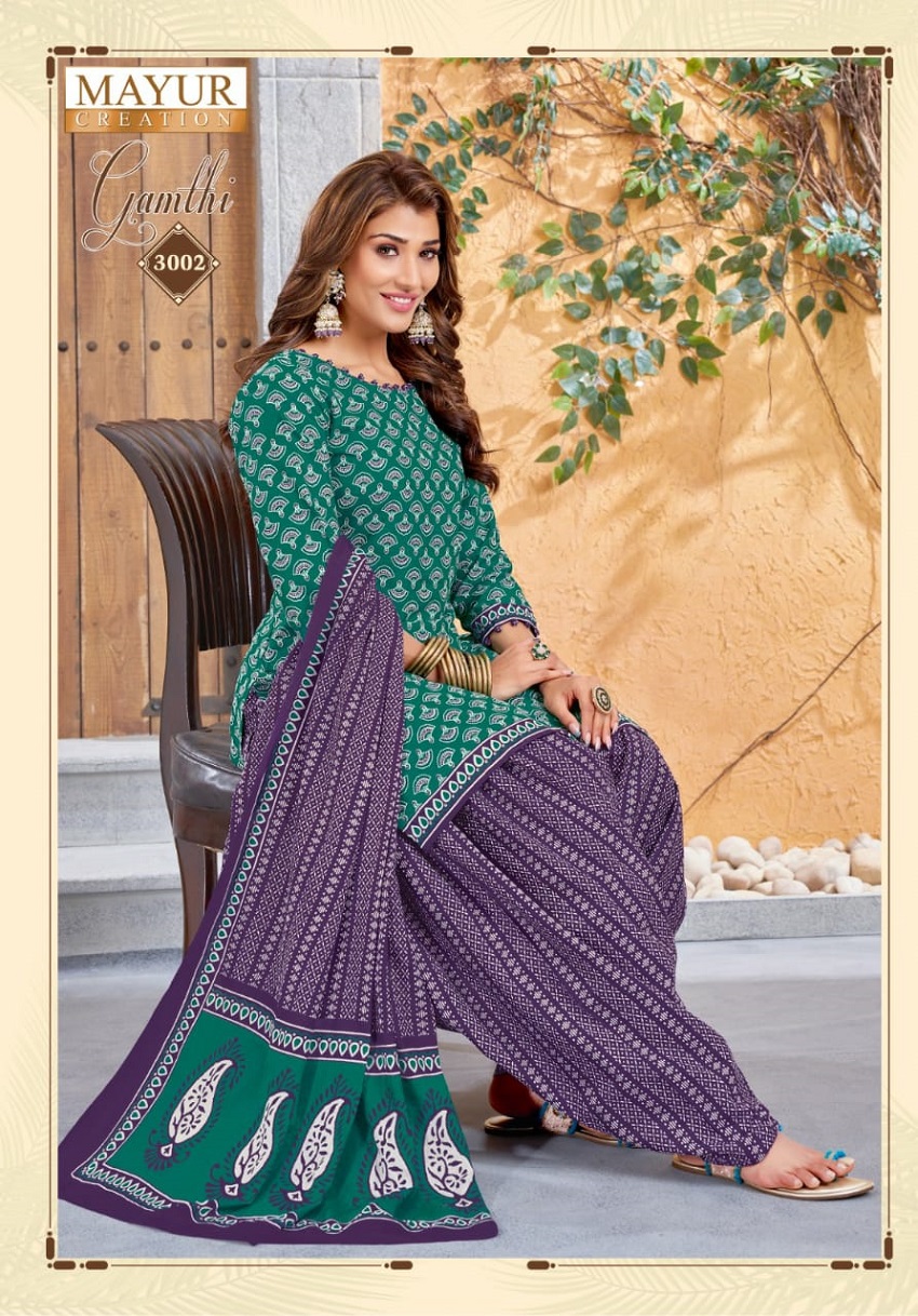 Mayur Gamthi Vol-3 Wholesale Pure Cotton Printed Dress Material