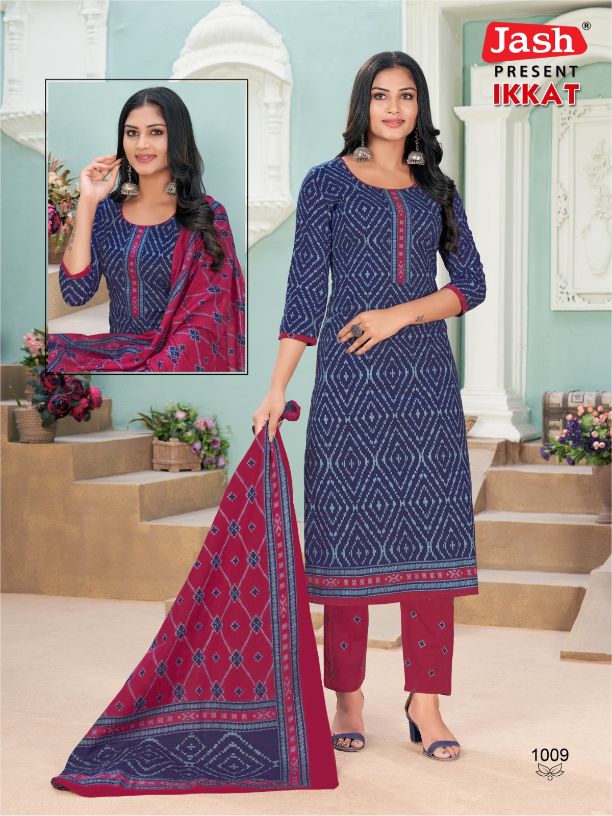 Jash Ikkat Vol-1 Wholesale Ready Made Cotton Dresses