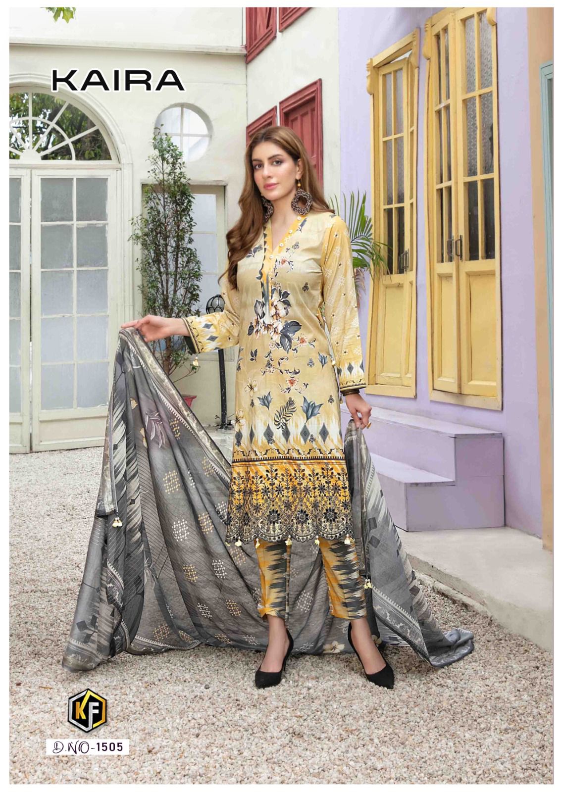 Keval Fab Kaira Vol-15 Wholesale Exclusive Karachi Collection Dress Material