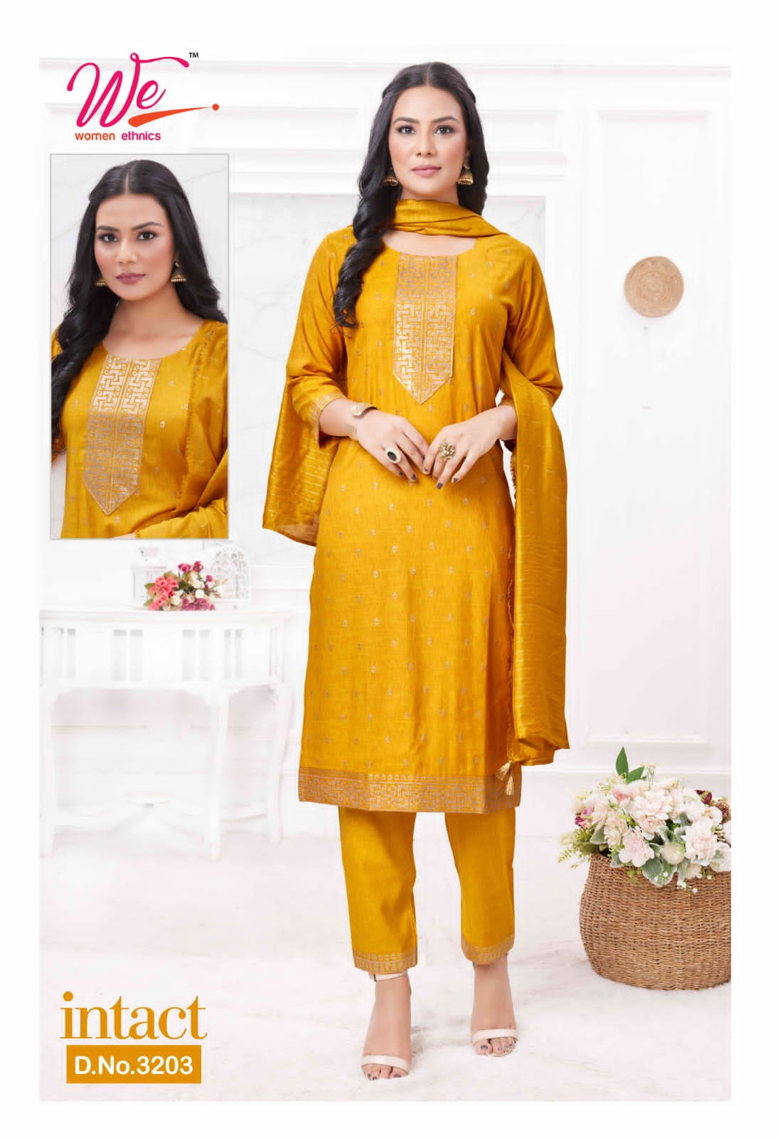 WE Intact Wholesale Ready Made 3 Piece Salwar Suits