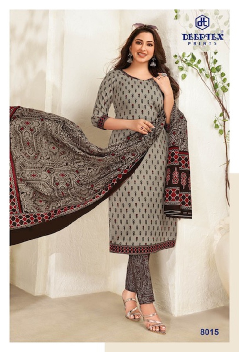 Deeptex Miss India Vol-80 Wholesale Pure Cotton Printed Dress Material