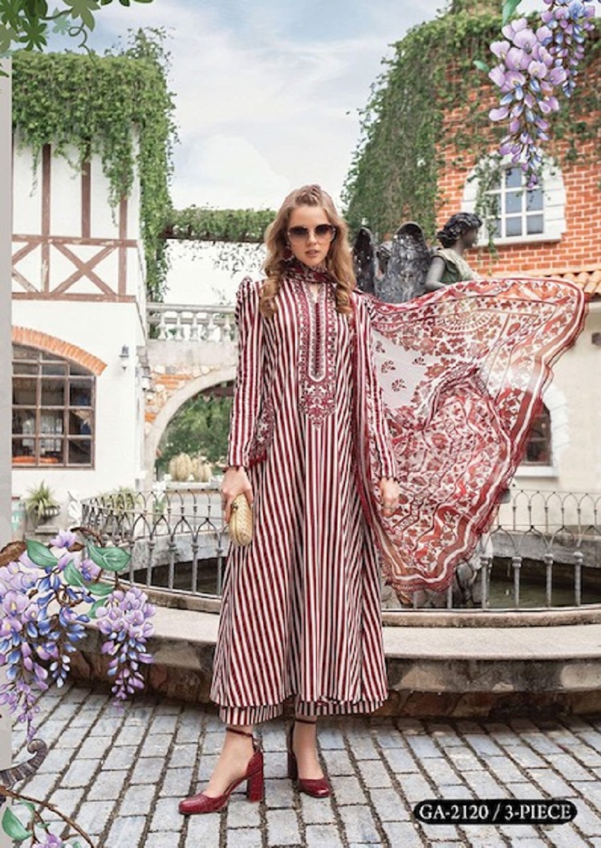 Gull Aahmed Noorain Wholesale Heavy Cotton Printed Pakistani Style Dress Material