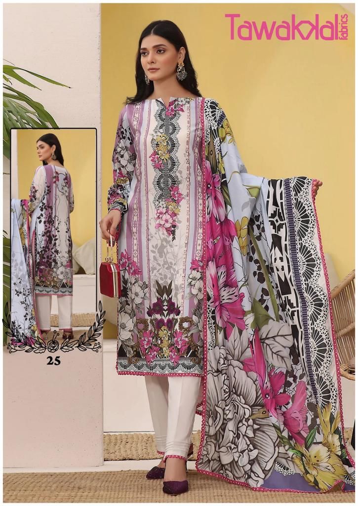 Tawakkal Mehroz Vol-3 Wholesale Heavy Cotton Printed Dress Material
