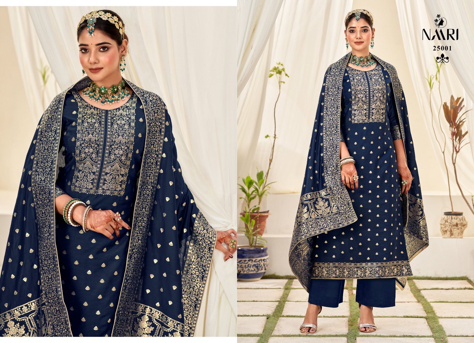 MEHAR VOL 5 BY NAARI SPECIAL WEDDING WEAR SALWAR KAMEEZ MATERIAL