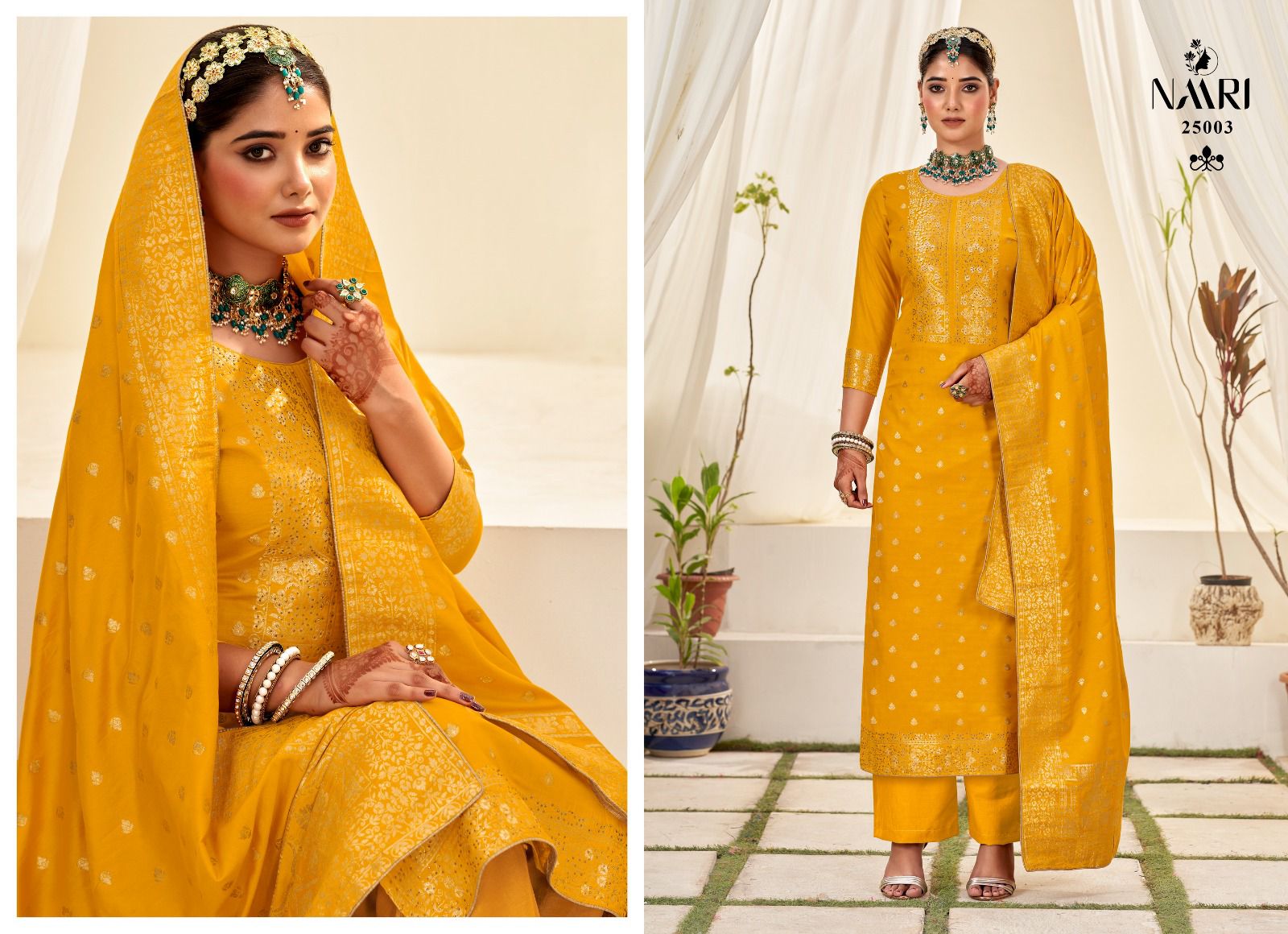 MEHAR VOL 5 BY NAARI SPECIAL WEDDING WEAR SALWAR KAMEEZ MATERIAL