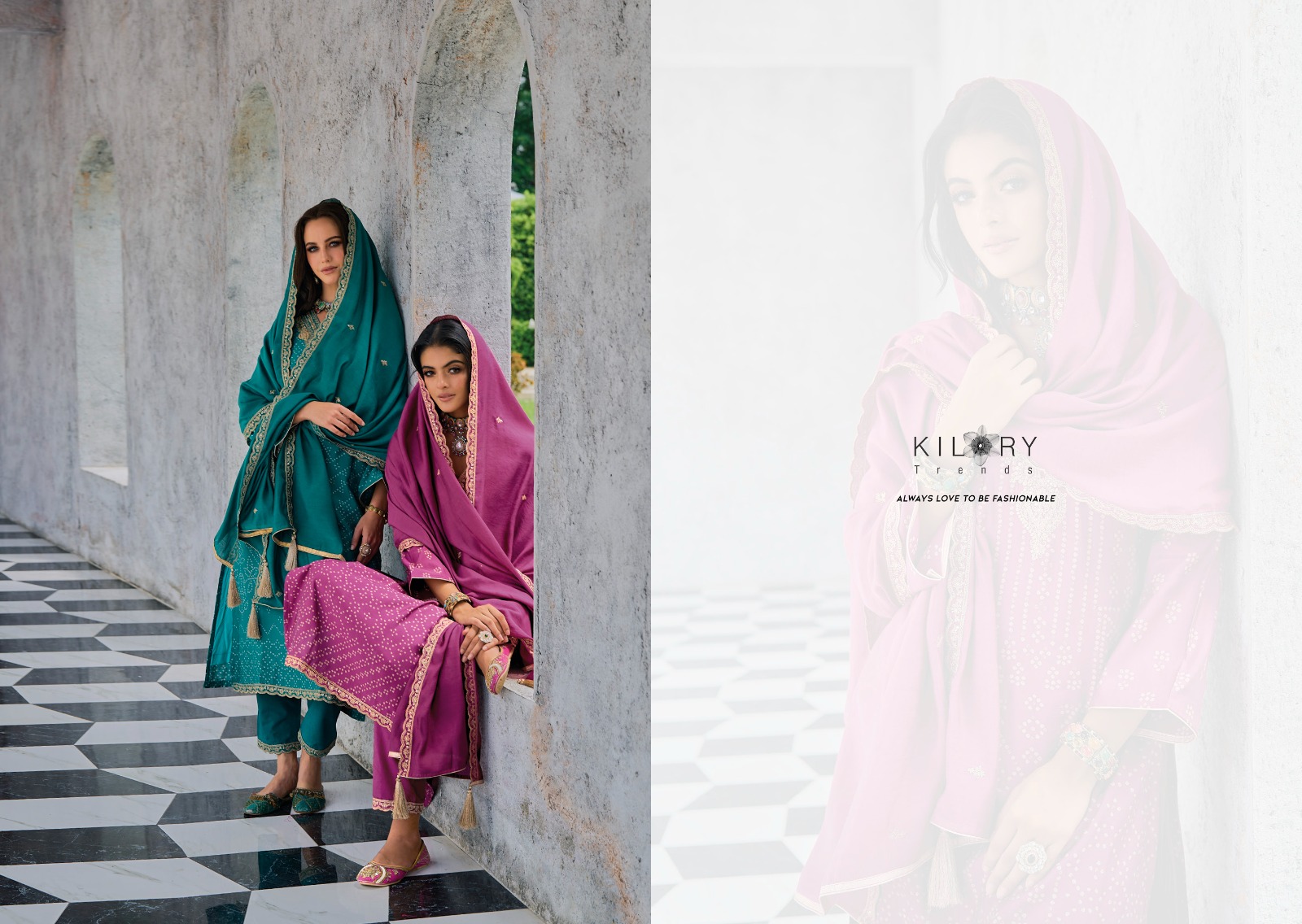 Kilory Silk Of Bandhej Vol-2 Wholesale Pure Viscose With Fancy Embroidery Work Dresses