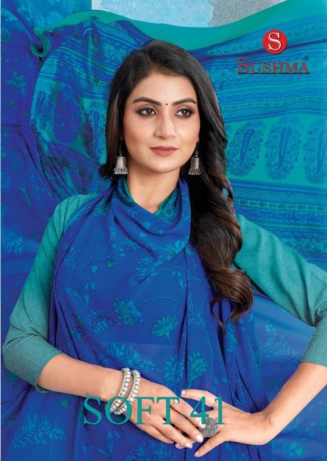 Sushma Soft 41 Wholesale Georgette Printed Sarees
