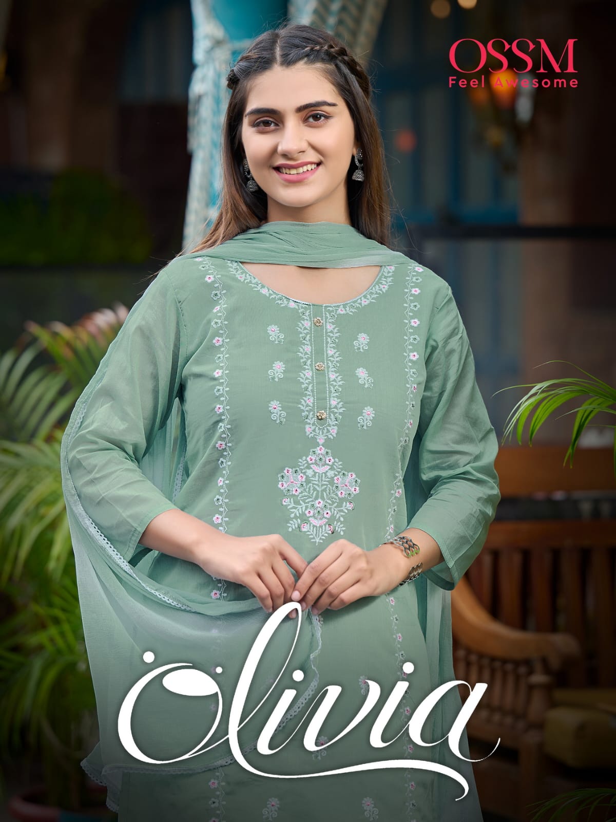 OSSM Olivia Wholesale Ready Made 3 Piece Festive Collection