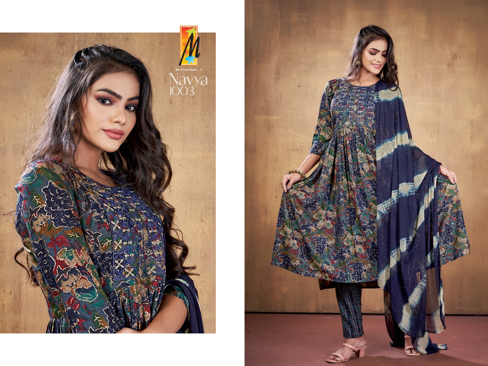 Master Navya Vol-7 Wholesale Nyra Cut Top With Pants And Dupatta