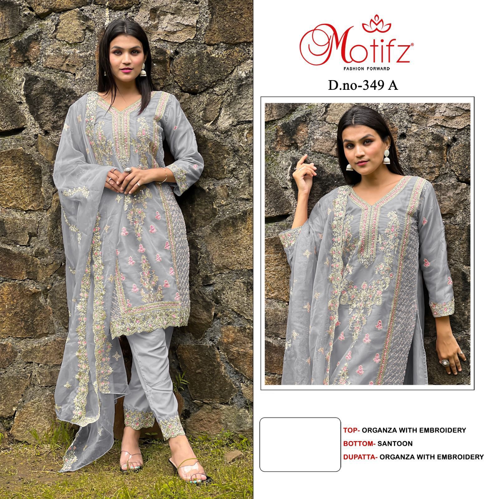 Motifz D.no 349 Wholesale Pakistani Concept Pakistani Suits