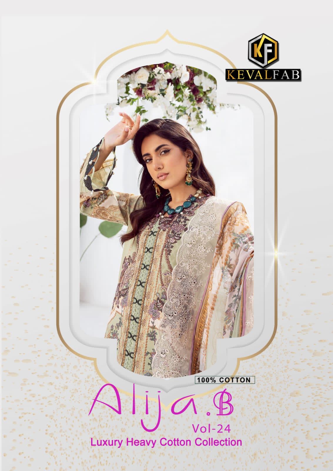 Keval Fab Alija B Vol-24 Wholesale Luxury Heavy Cotton Collection
