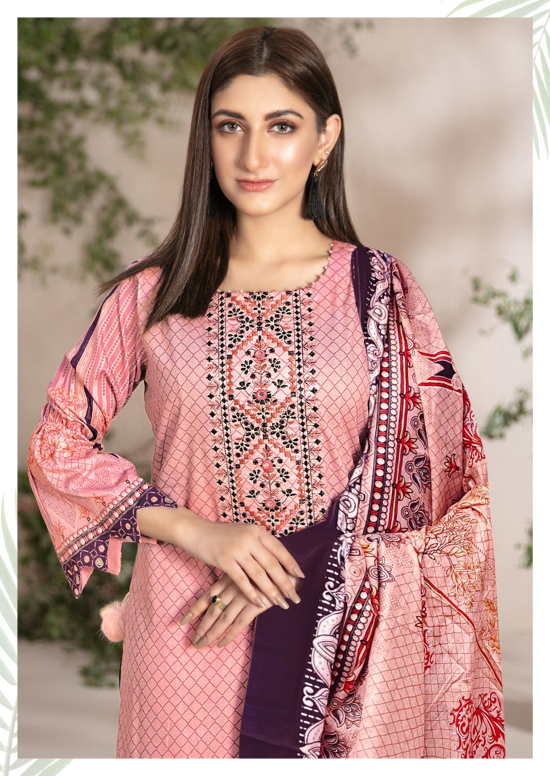 Gull Aahmed Riwayat Vol-3 Wholesale Karachi Print Printed Dress Material