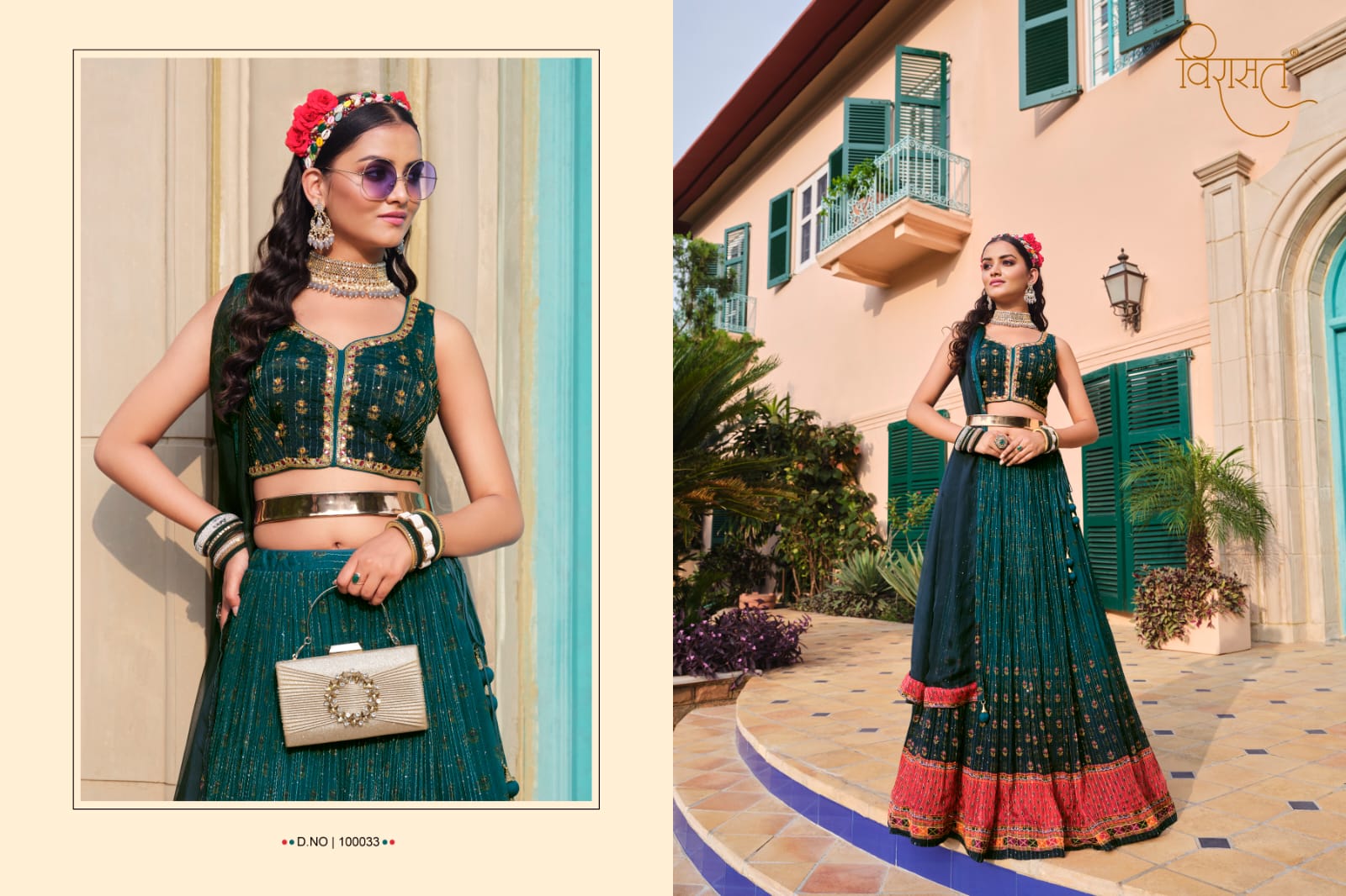 Virasat Saanvi Wholesale Sequence Work With Heavy Work Ready Made Lehengas