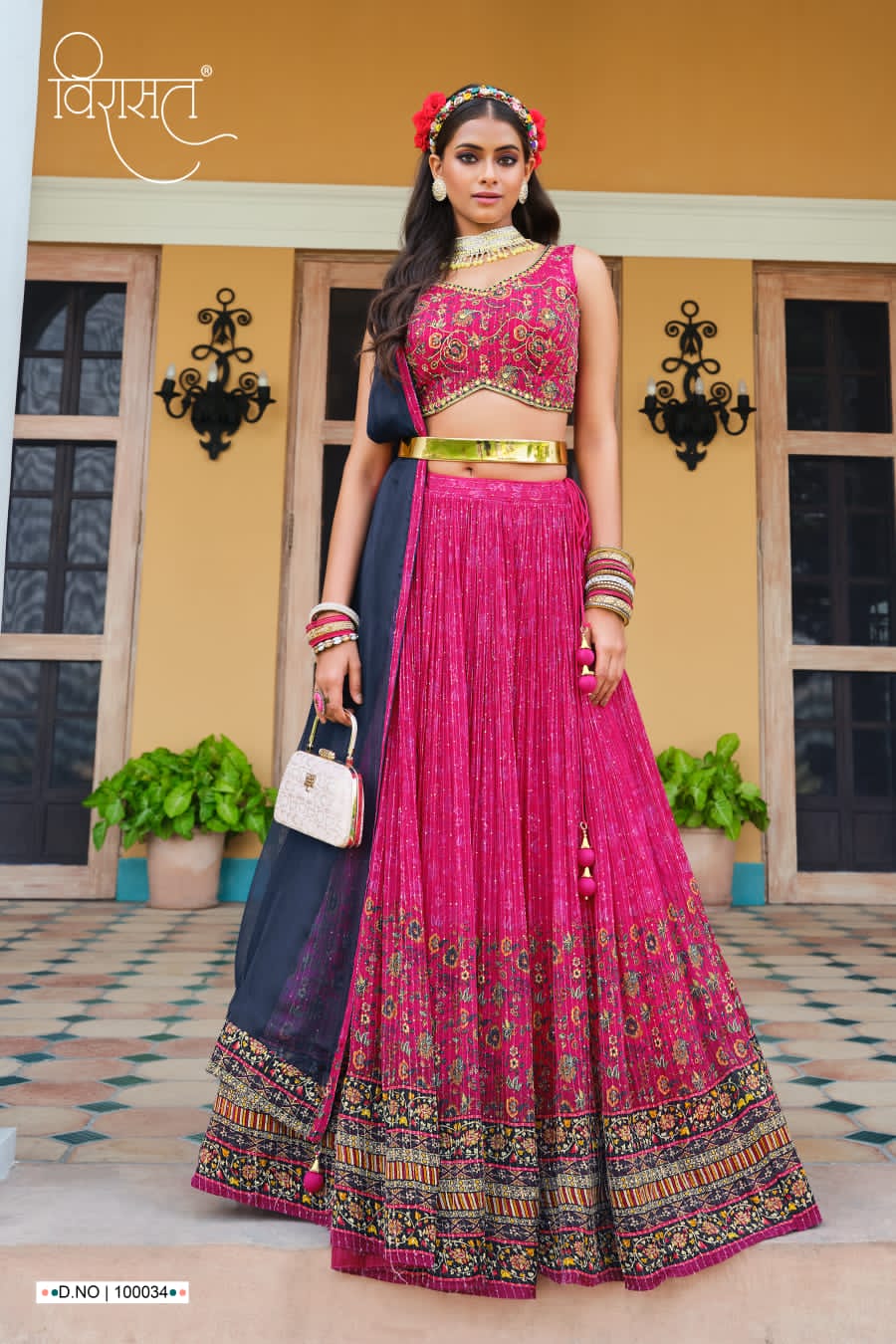 Virasat Saanvi Wholesale Sequence Work With Heavy Work Ready Made Lehengas