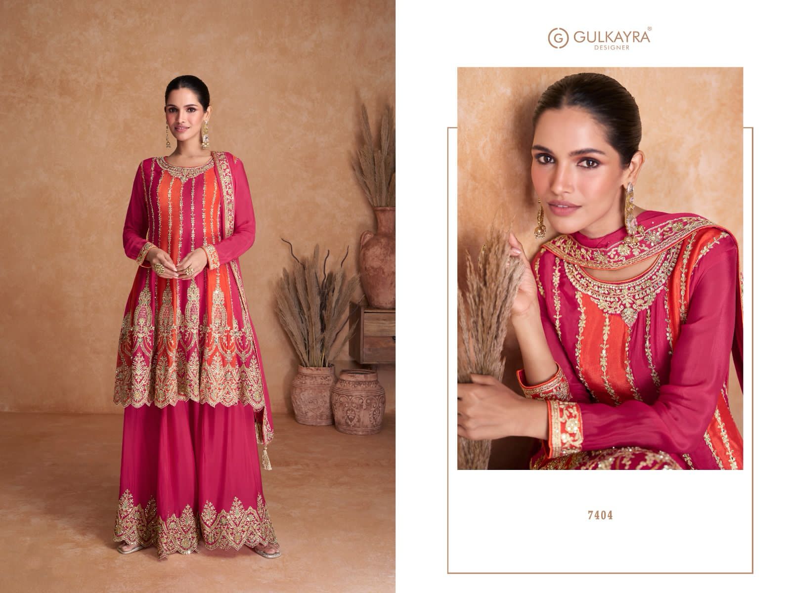 GULKAYRA DESIGNER PRESENT KETKI PARTY WEAR HEAVY DESIGNER READYMADE 3 PEICE SUIT CATALOG
