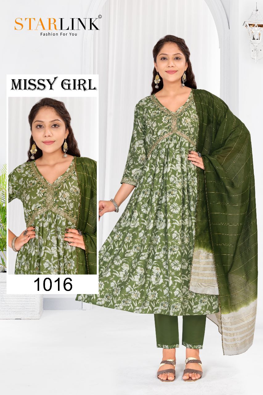Starlink Missy Girl Wholesale Modal Viscose Ready Made 3 Piece Suits Combo