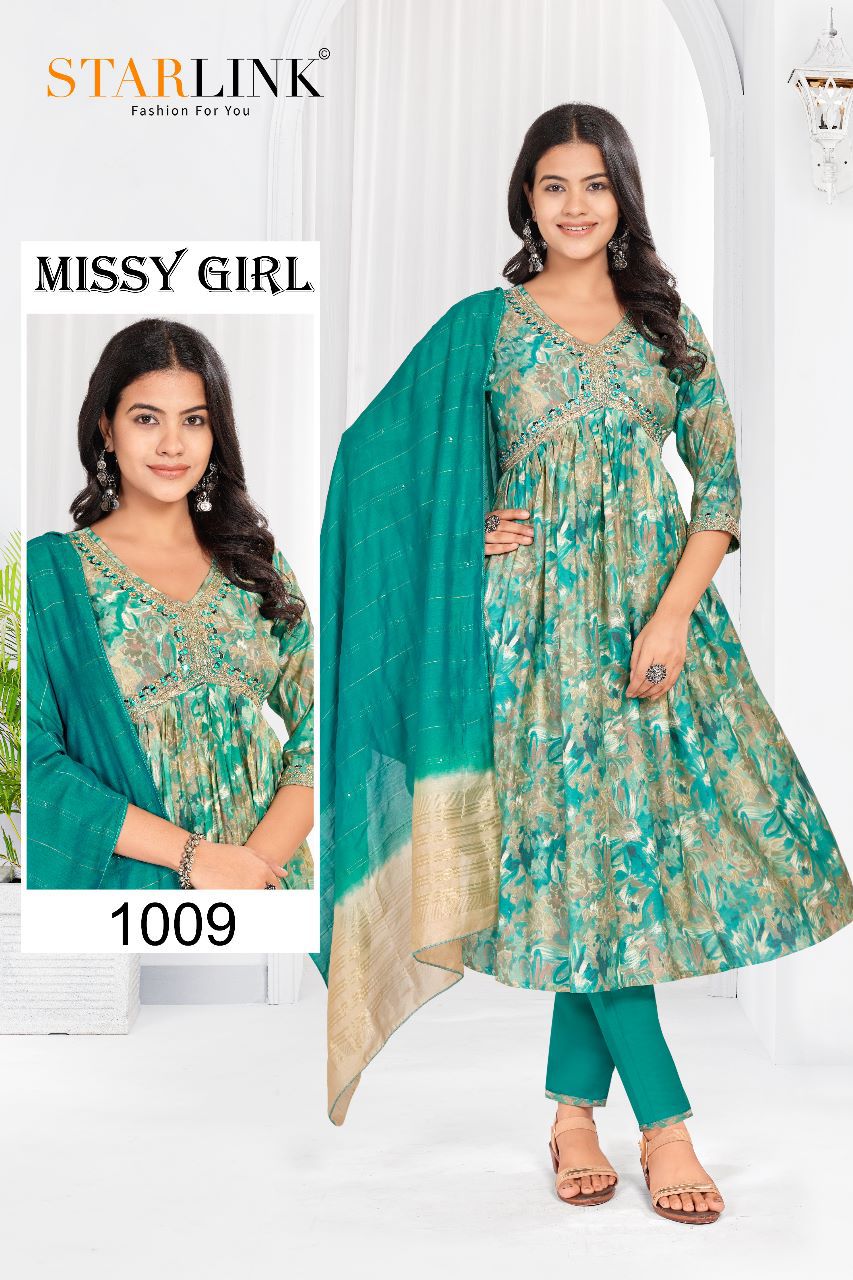 Starlink Missy Girl Wholesale Modal Viscose Ready Made 3 Piece Suits Combo