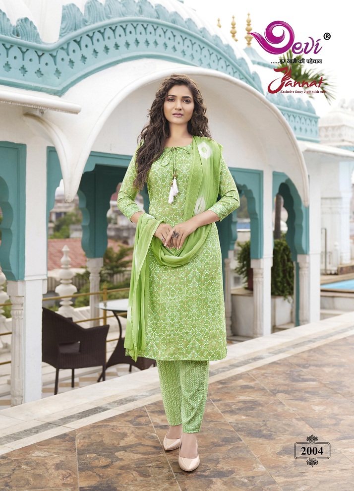 Devi Jannat Vol-2 Wholesale Ready Made 3 Piece Dresses