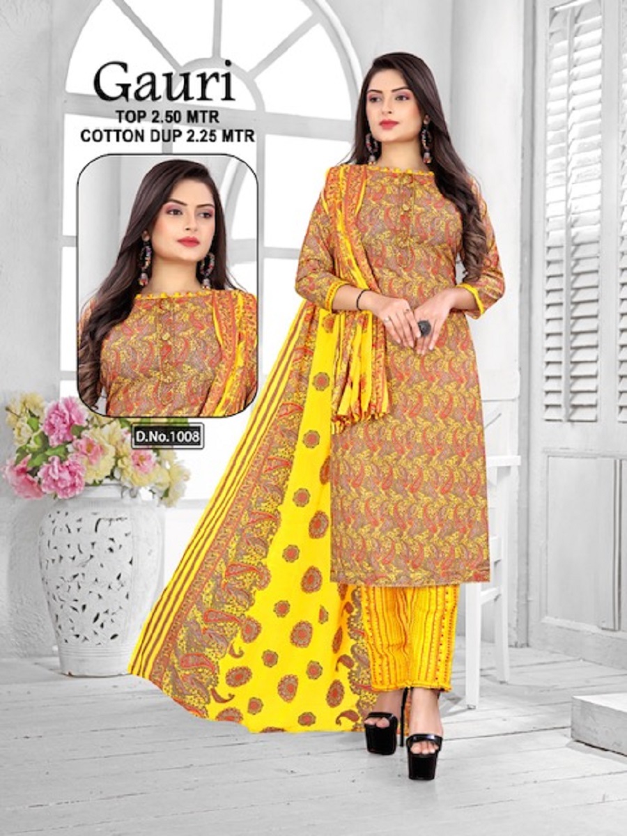 Amit Gauri Vol-1 Wholesale Pure Cotton Printed Dress Material
