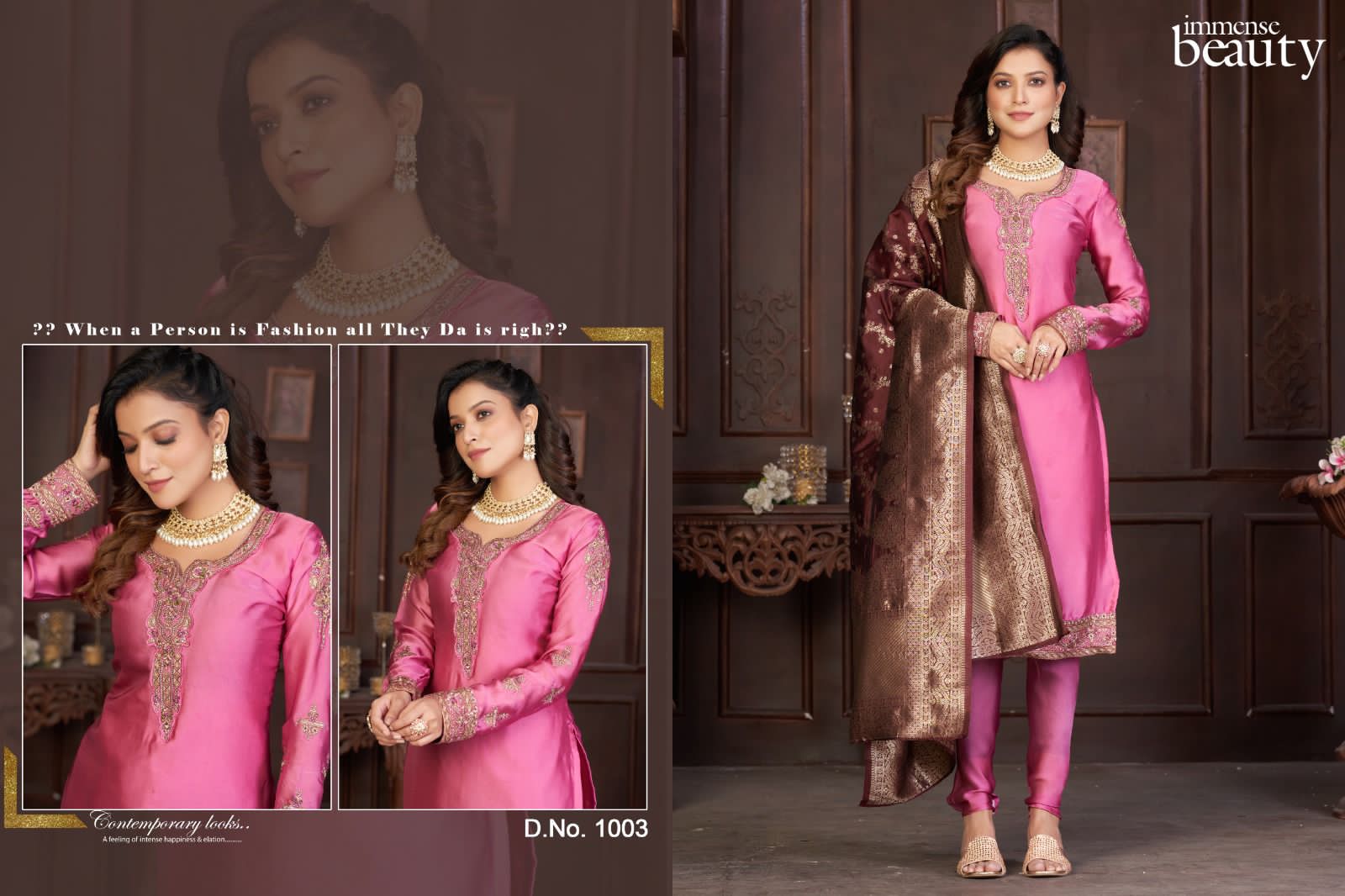 Hazzel Queen Banarasi Vol-1 Wholesale Banarasi Silk Straight Suits