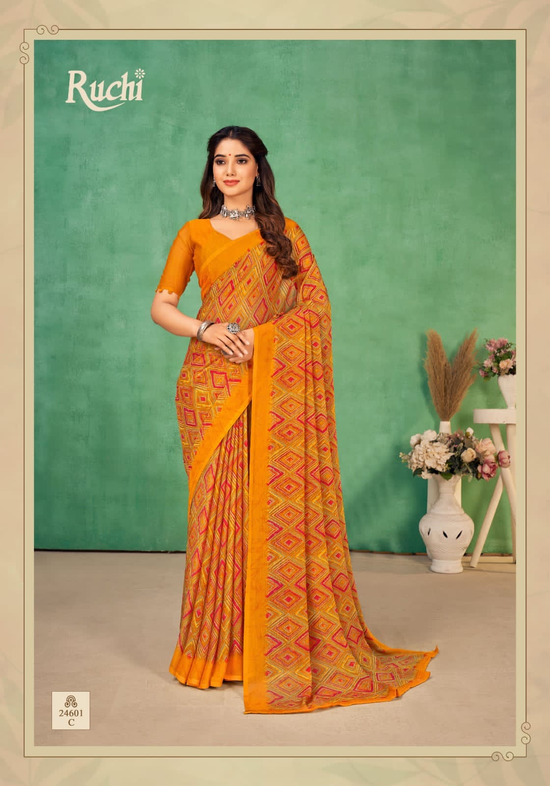 Ruchi Star Chiffon Vol-115 Wholesale Chiffon Printed Sarees