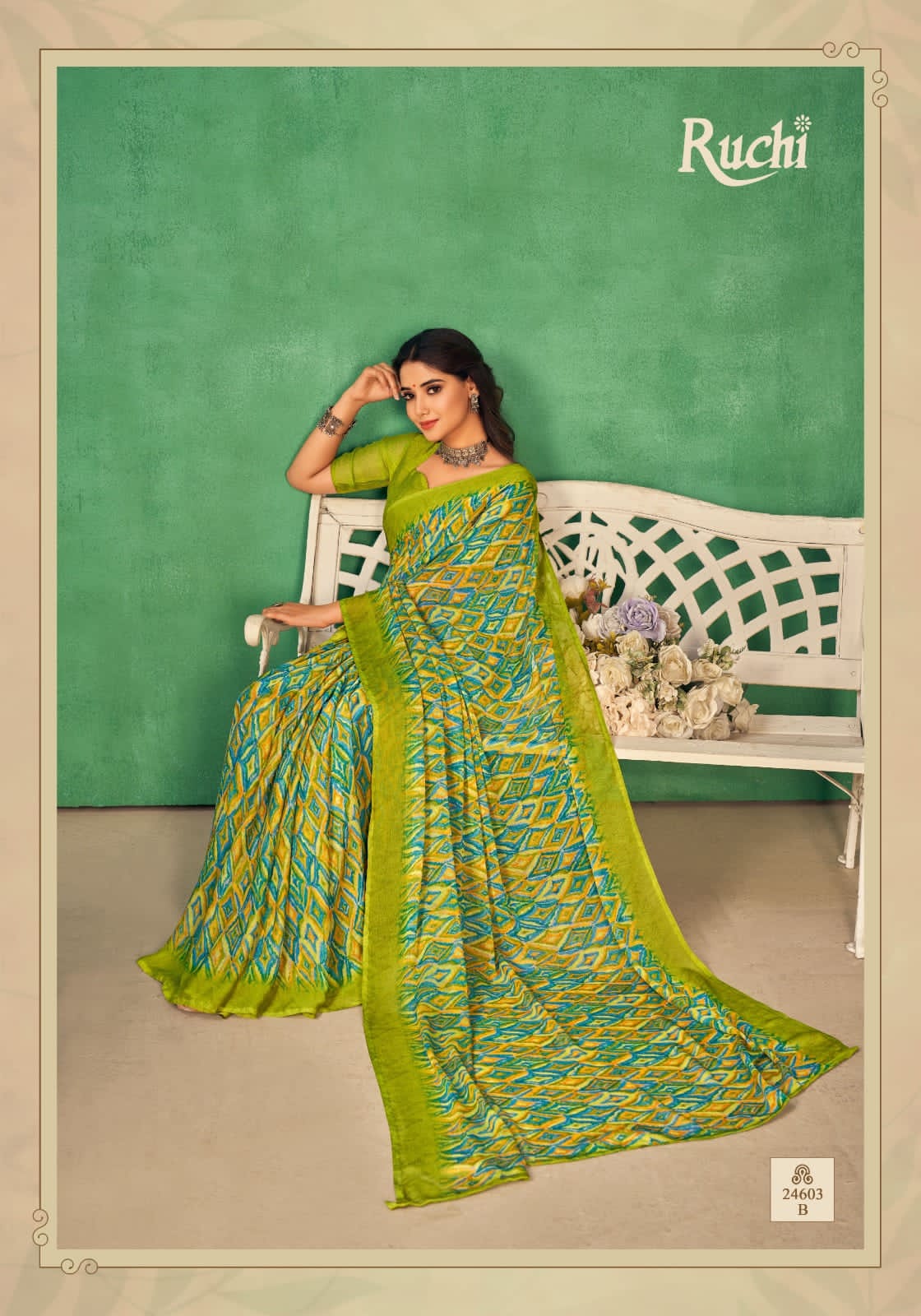 Ruchi Star Chiffon Vol-115 Wholesale Chiffon Printed Sarees