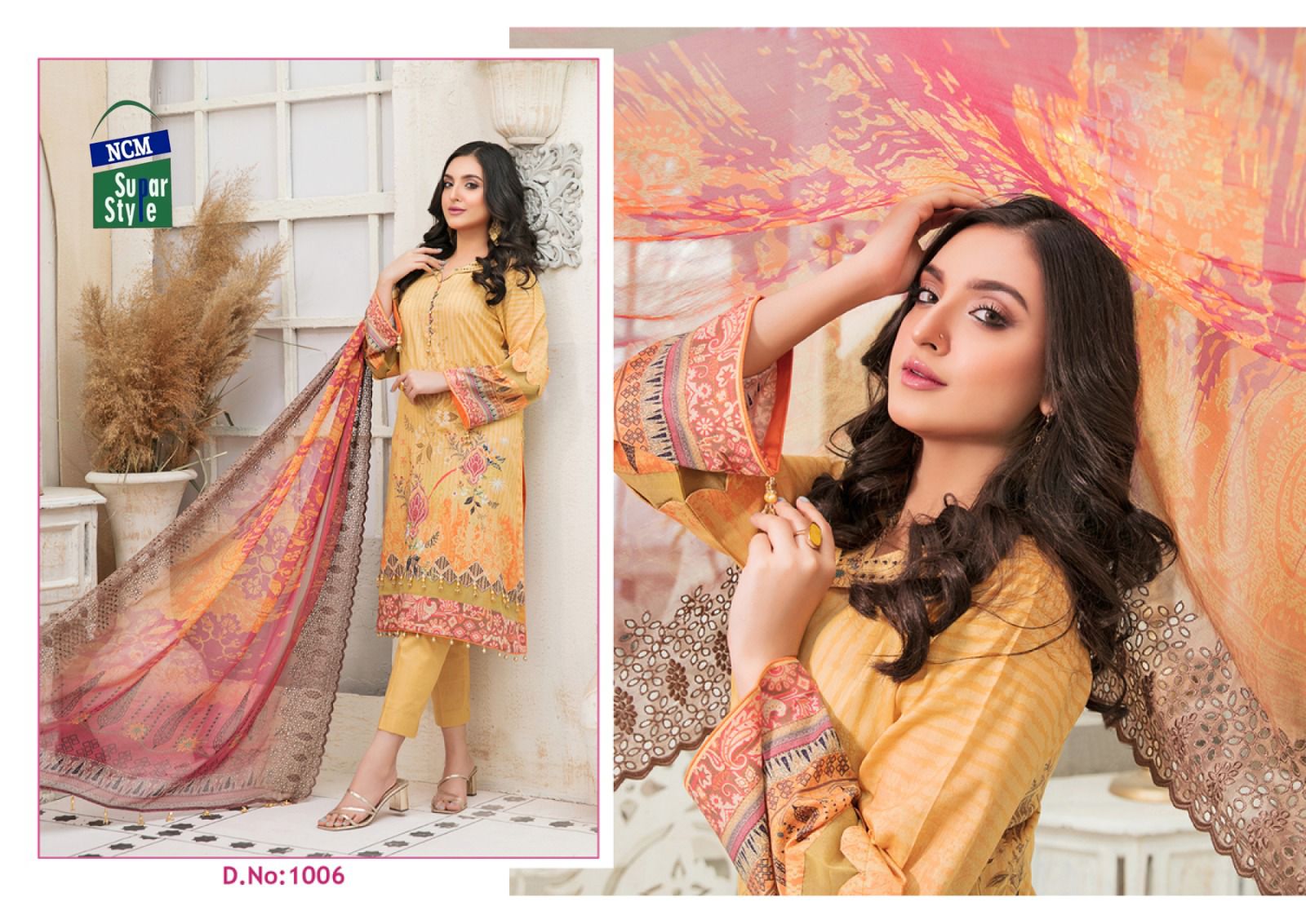 NCM Nazakat Wholesale Exclusive Karachi Print Dress Material