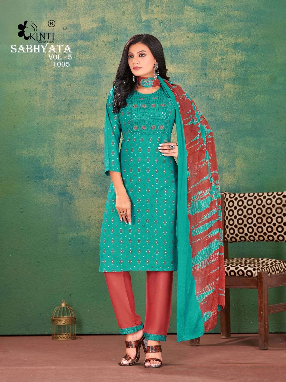 SABHYATA VOL 5 BY KINTI READYMADE SALVAR KAMEEZ SUPPLIER