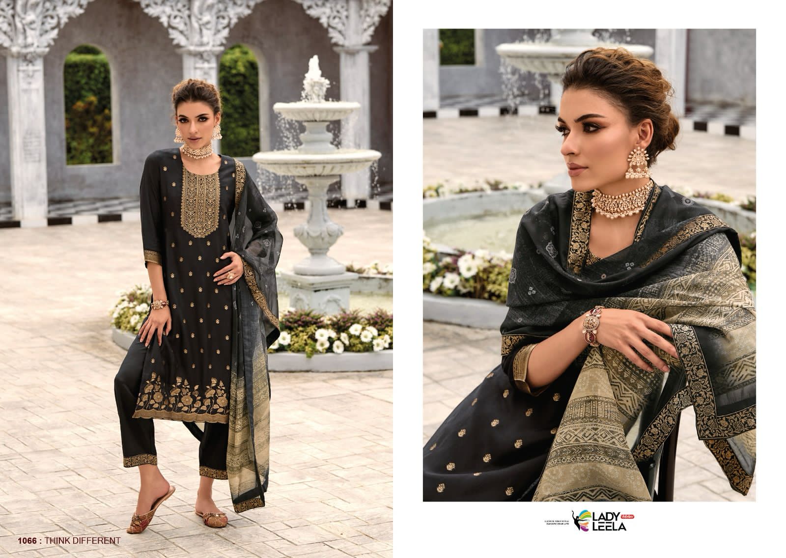 Lady Leela Libaas Wholesale Pure Jacquard Kurtis With Pants And Dupatta
