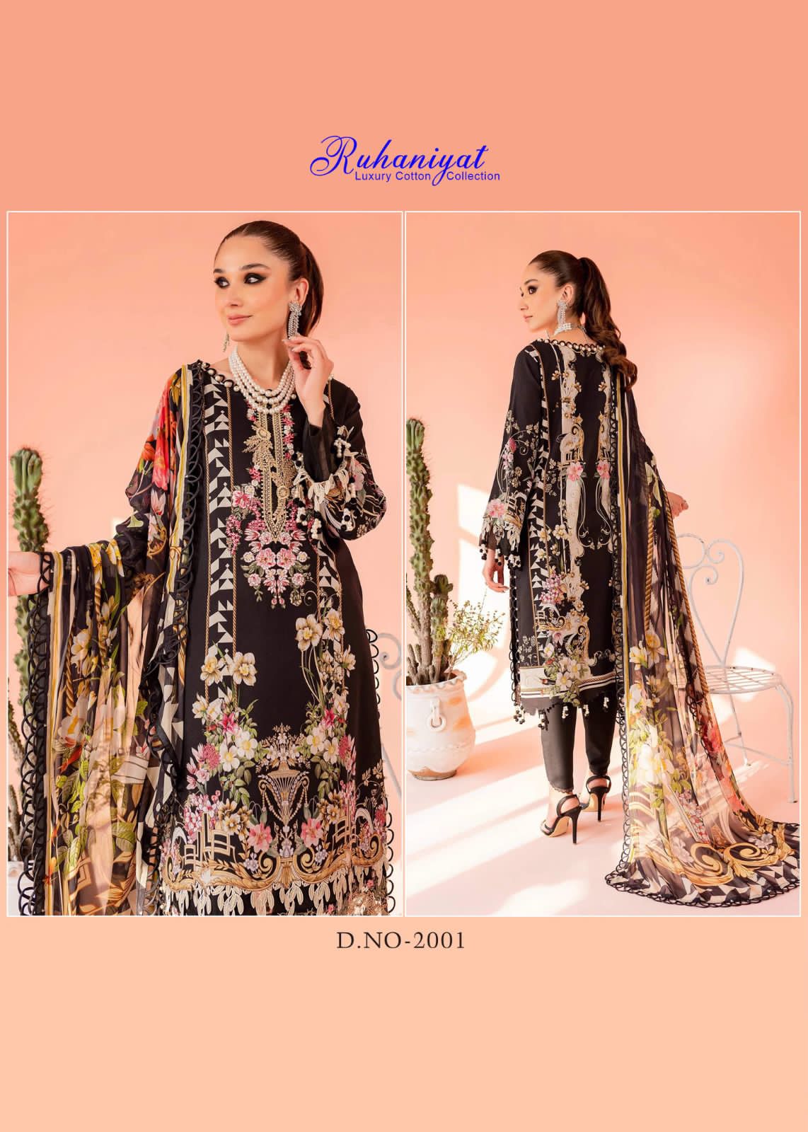 Ruhaniyat Vol-2 Wholesale Luxury Cotton Collection Dress Material