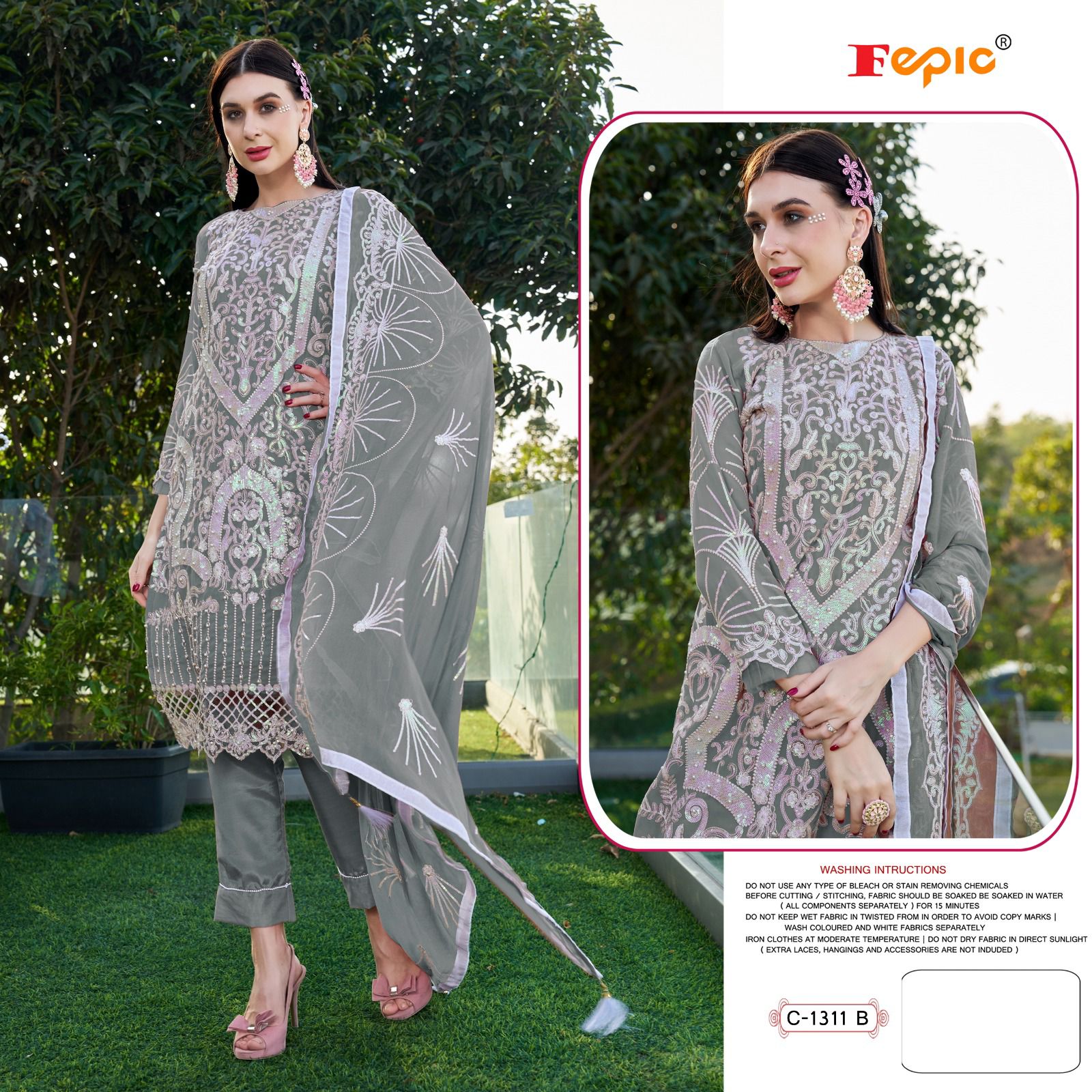 Fepic Rosemeen C-1311 Wholesale Pakistani Concept Pakistani Suits