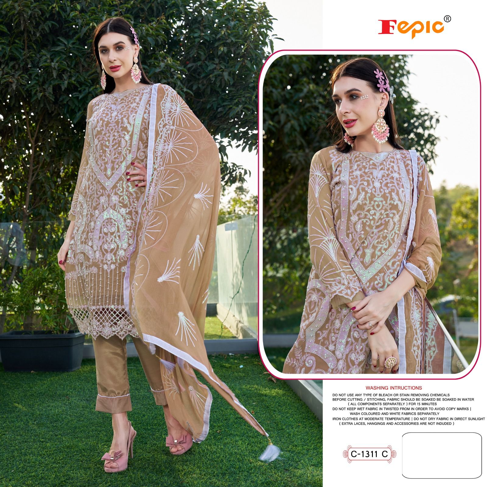 Fepic Rosemeen C-1311 Wholesale Pakistani Concept Pakistani Suits