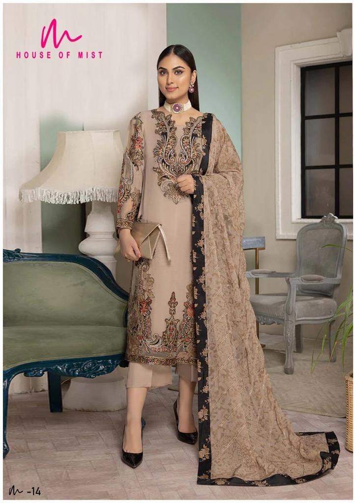 House Of Mist Ghazal Vol-2 Wholesale Cotton Printed Dress Material