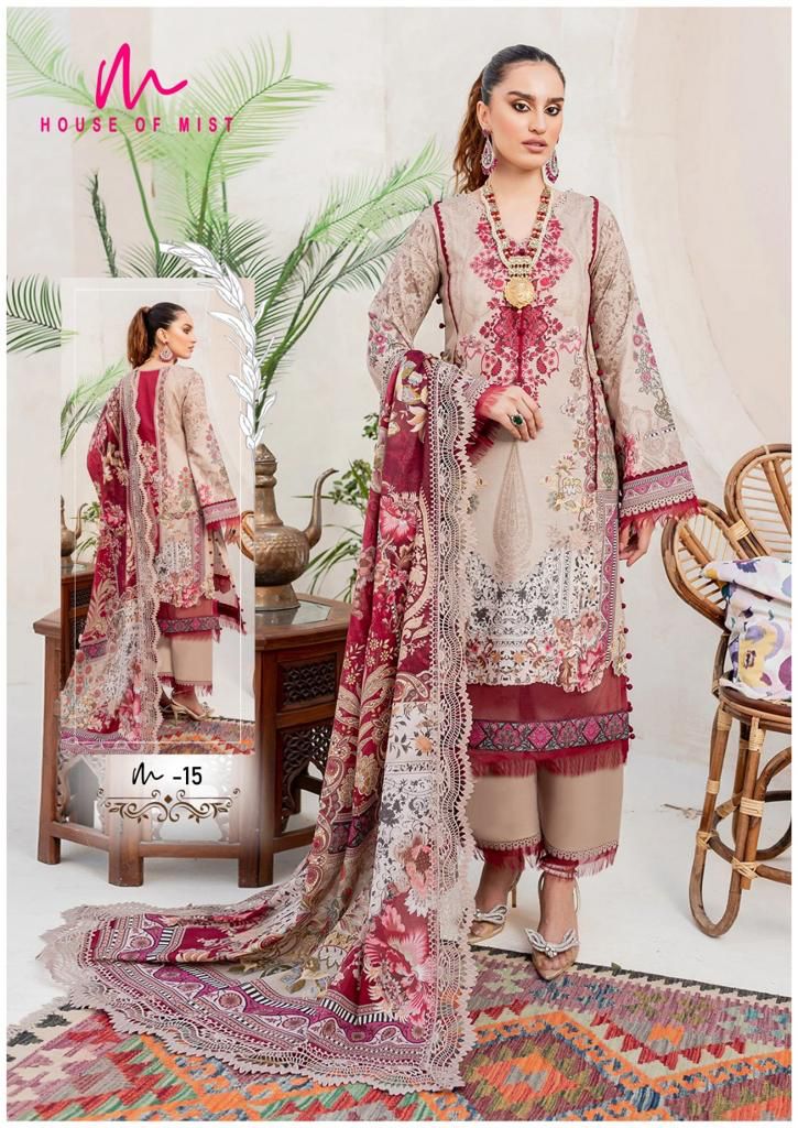 House Of Mist Ghazal Vol-2 Wholesale Cotton Printed Dress Material