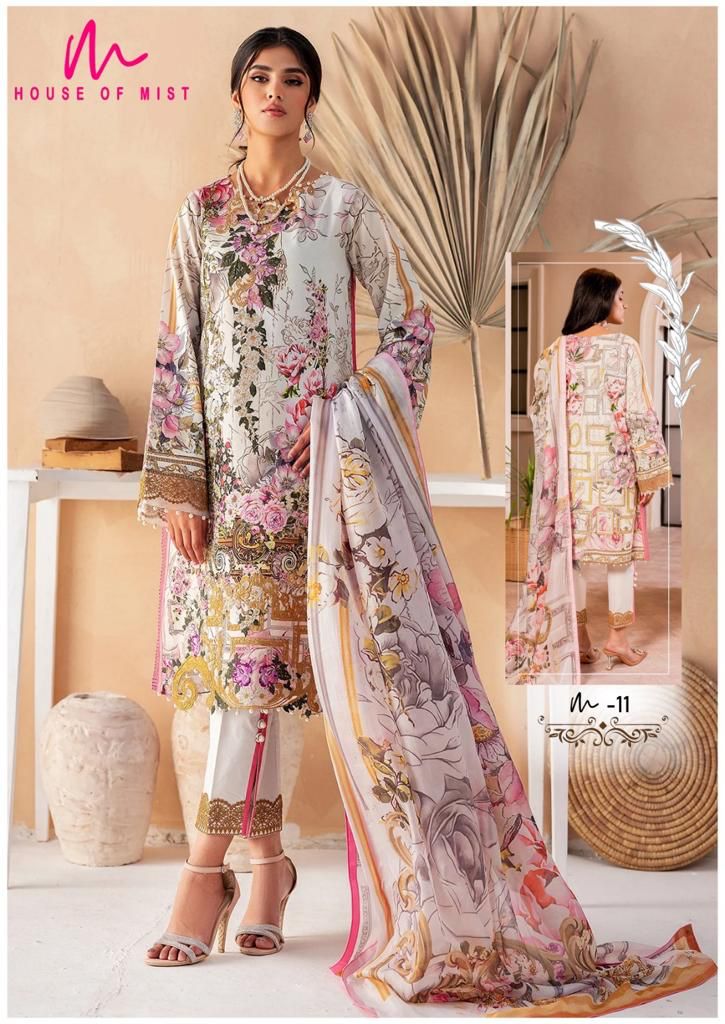 House Of Mist Ghazal Vol-2 Wholesale Cotton Printed Dress Material