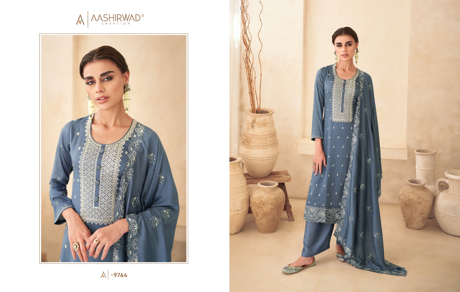 Aashirwad Rasam Wholesale Un Stitched Straight Salwar Suits