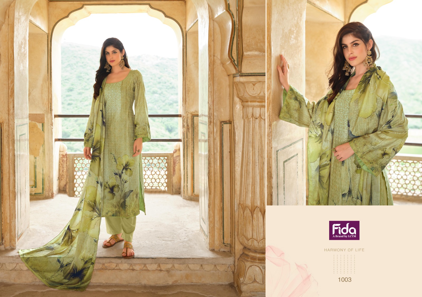 Fida Bloom Wholesale Digital Pashmina Winter Dress Material