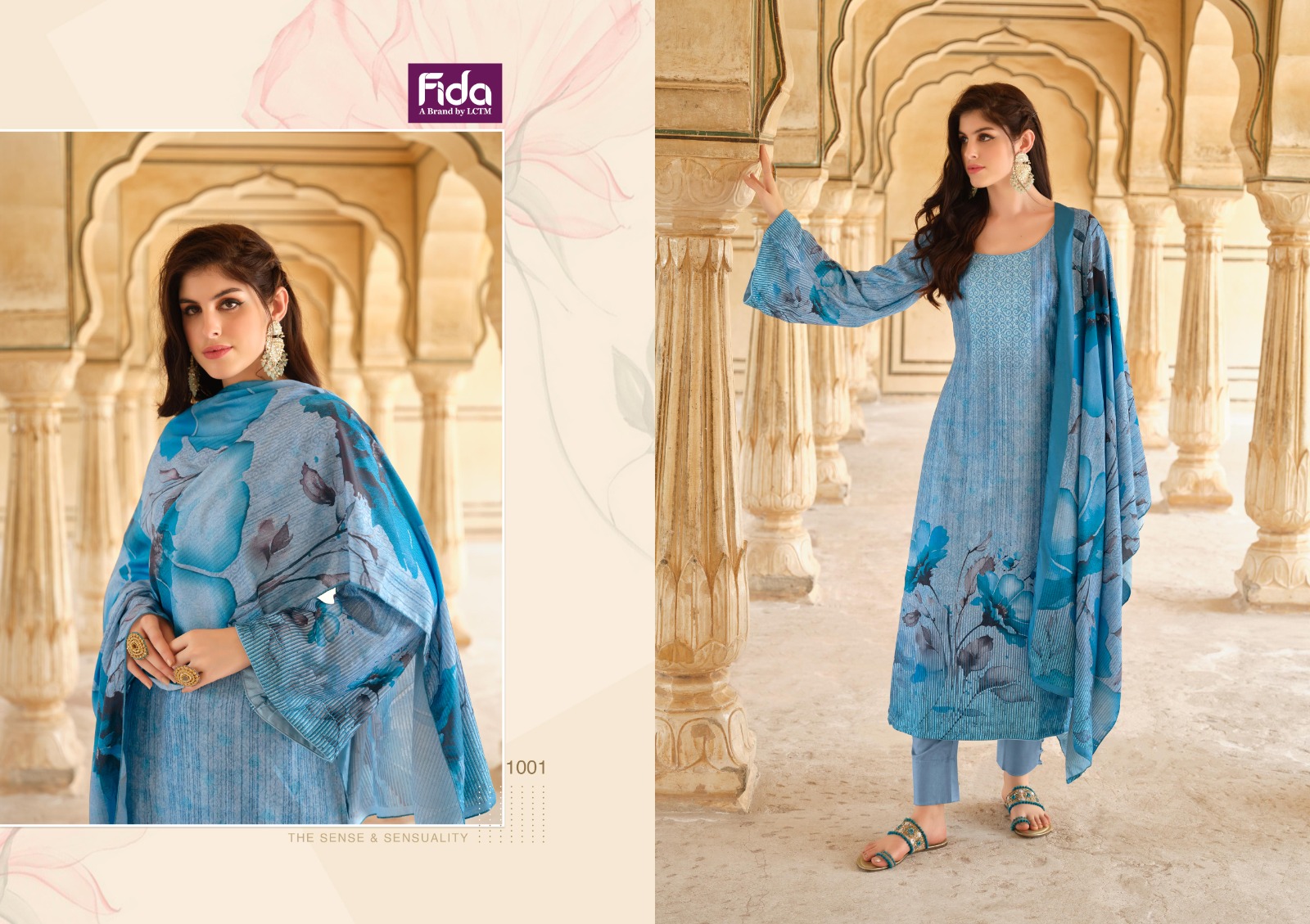 Fida Bloom Wholesale Digital Pashmina Winter Dress Material