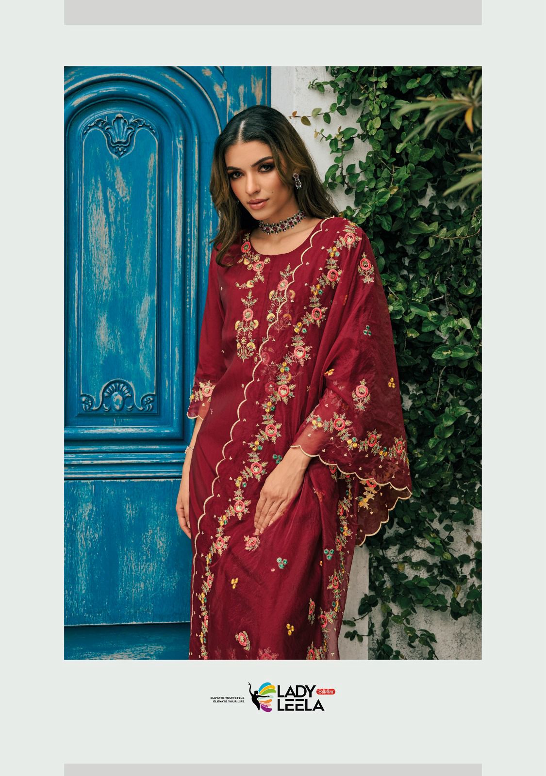 Lady Leela Raabta Wholesale Heavy Handwork Kurtis With Pant And Dupatta