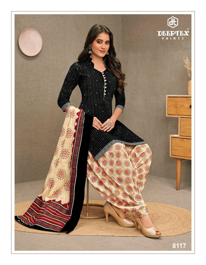 Deeptex Miss India Vol-81 Wholesale Pure Cotton Printed Dress Material