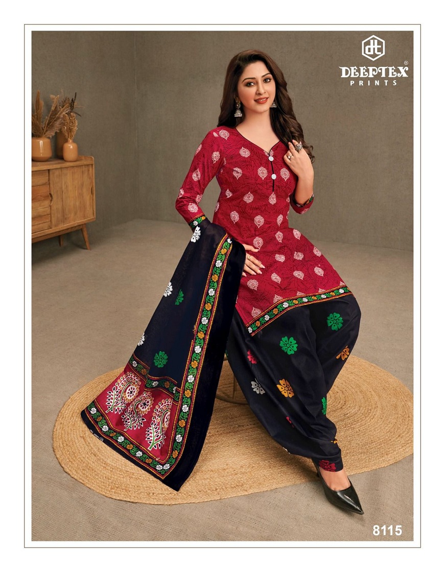 Deeptex Miss India Vol-81 Wholesale Pure Cotton Printed Dress Material