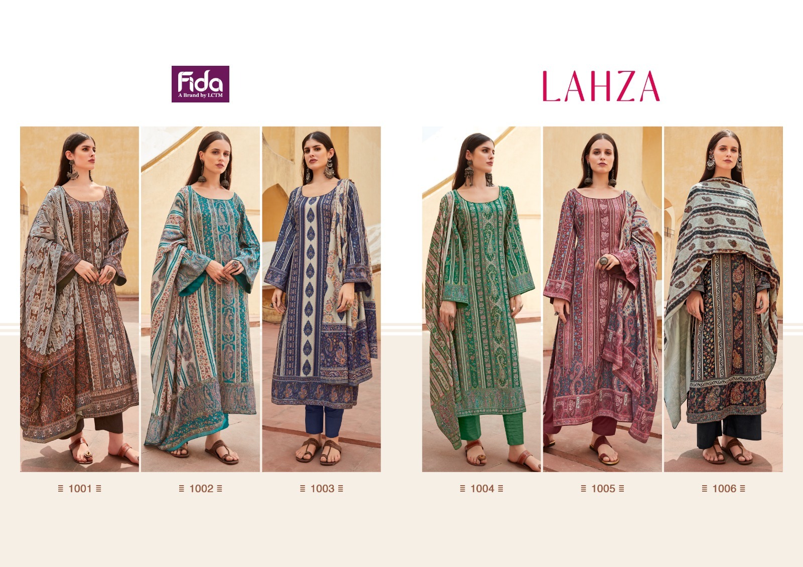 FIDA PRESENT LAHZA WINTER WERA KASHMIRI WOOL SALWAR KAMEEZ COLLECTION