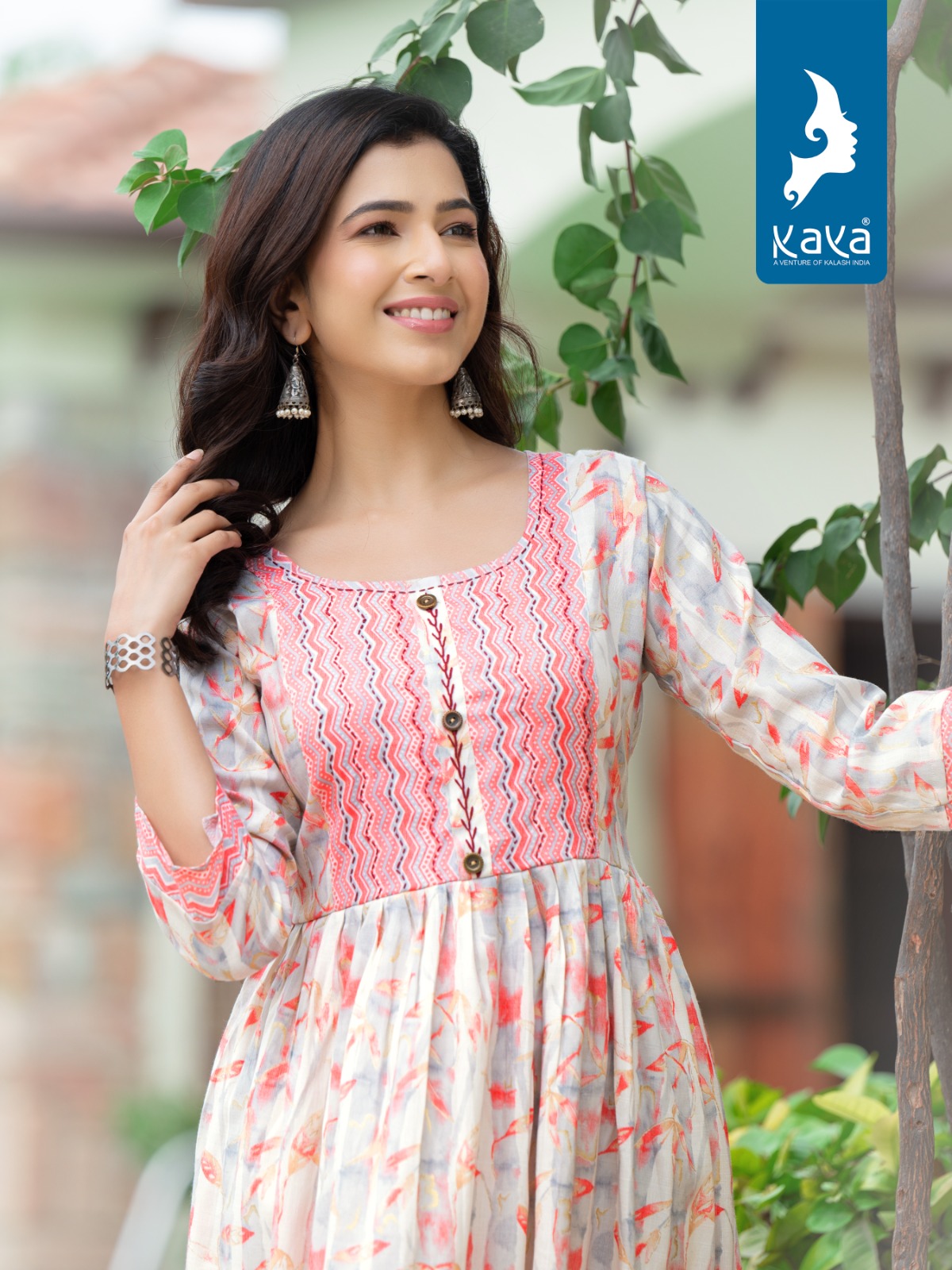 Kaya Label Wholesale Short Flair Accessories Work Kurtis