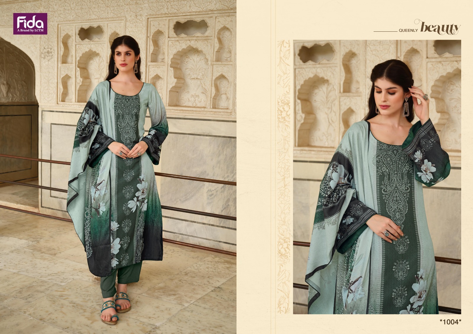 Fida Nalika Wholesale Kashmiri Wool Pashmina Winter Suits