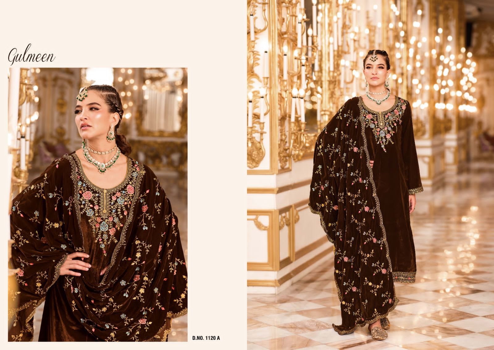 Sargam Gulmeen Wholesale Premium 9000 Velvet Winter Suits