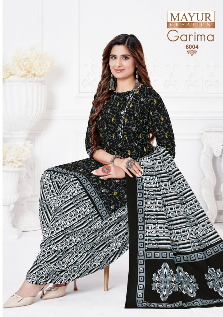 Mayur Garima Vol-6 Wholesale Pure Cotton Patiyala Dress Material