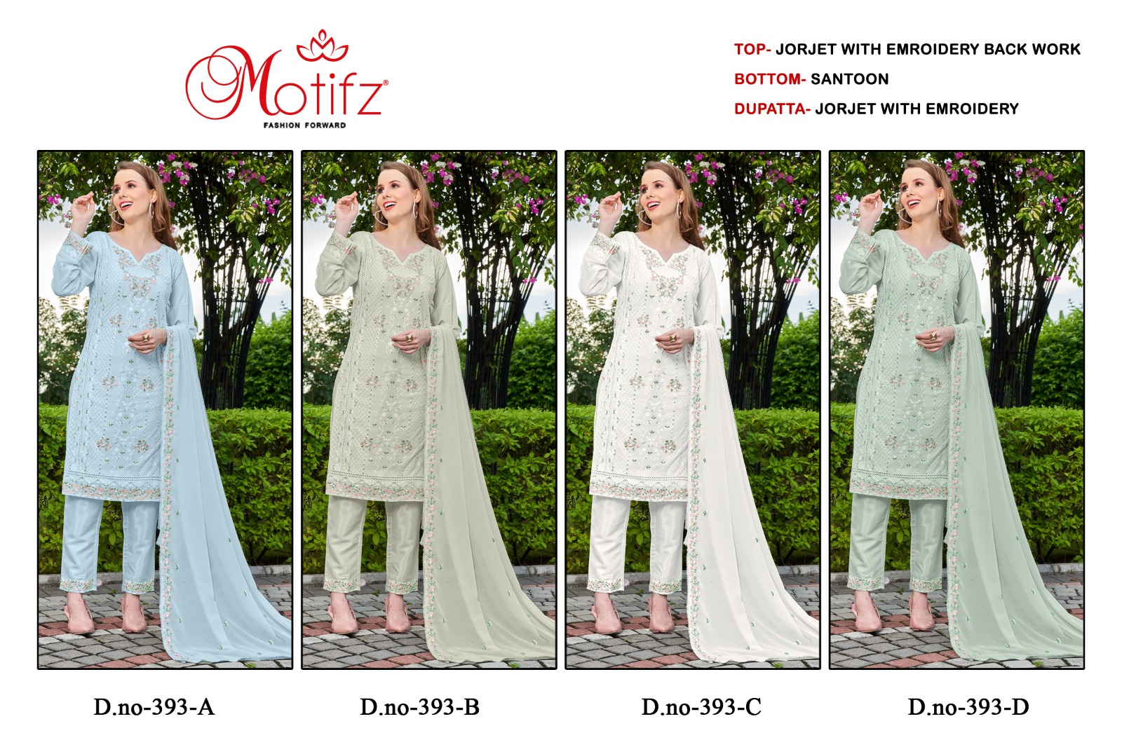 Motifz D.no 393 Wholesale Pakistani Concept Pakistani Suits