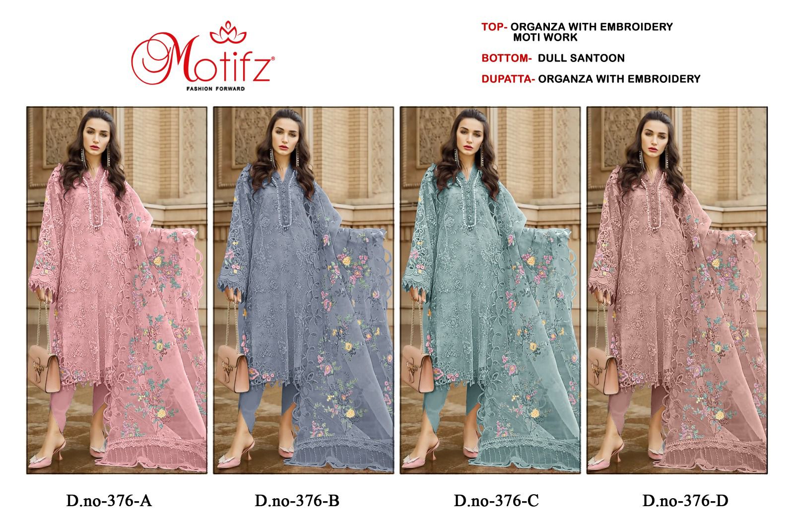 Motifz D.no 376 Wholesale Pakistani Concept Pakistani Suits