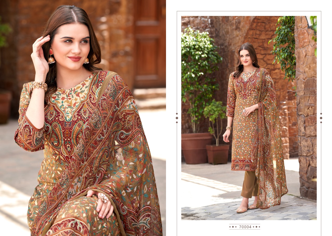 SKT Pashmina Winter Collection Wholesale Pashmina Winter Dresses