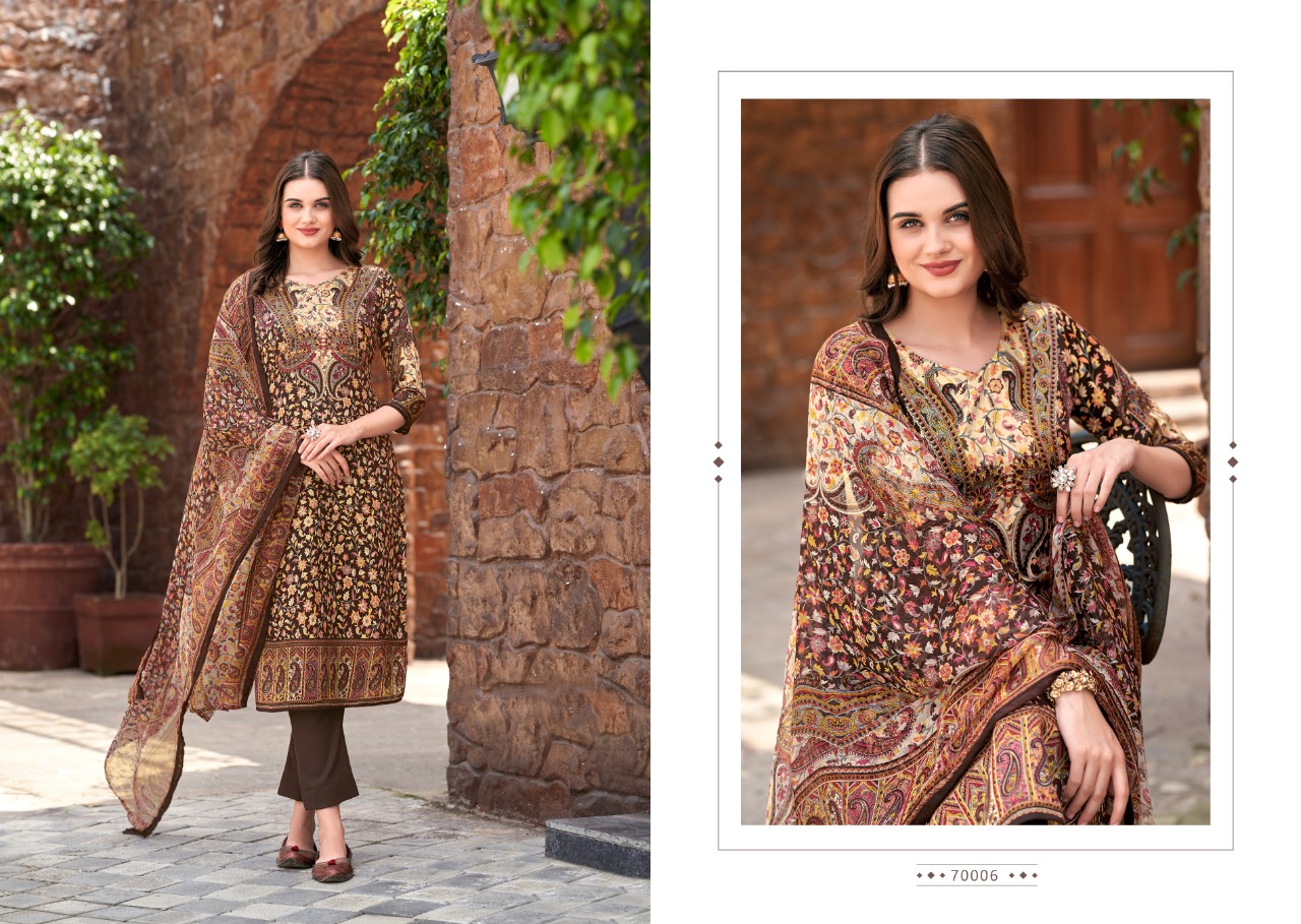 SKT Pashmina Winter Collection Wholesale Pashmina Winter Dresses